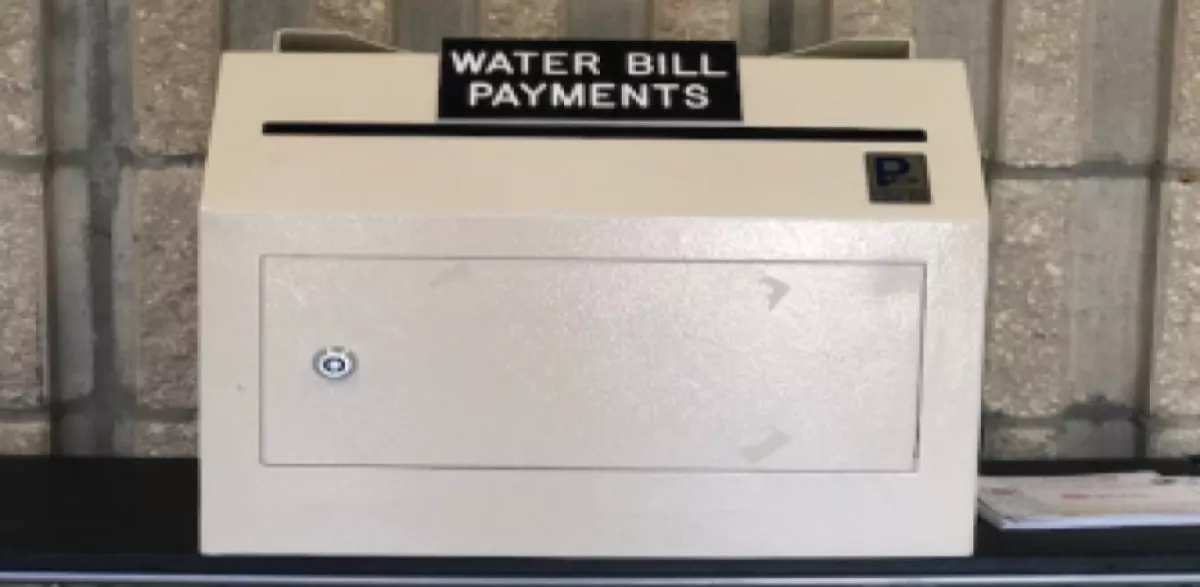 Water Bill Payment Drop Box